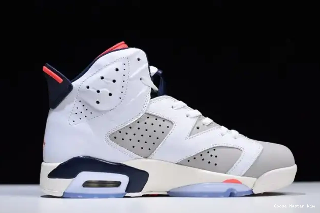 Jordan Retro Grey-Sail Tinker 6 23-Neutral Infrared 384664-104 Air White 0518